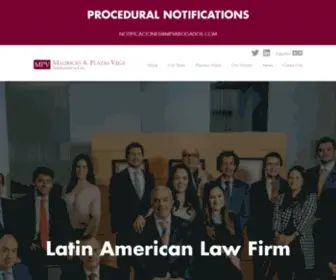 Mpvabogados.com(Mauricio A) Screenshot