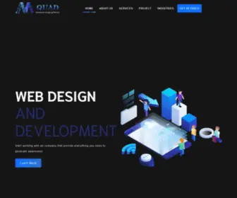 Mquadtechnologies.com(Best Application Development Company in Odisha) Screenshot