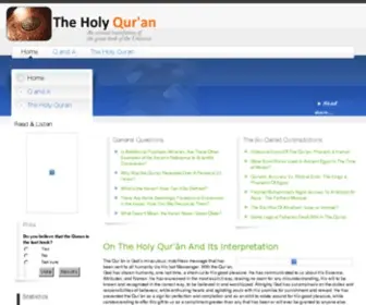 Mquran.org(The Miraculous Quran) Screenshot