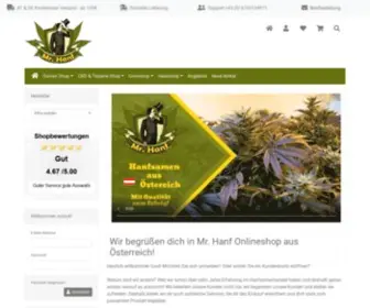 MR-Hanf.de(Headshop, CBD, Hanfsamen und Growshop) Screenshot