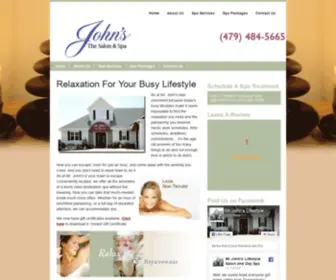 MR-Johnsdayspa.com(Relaxation For A Busy Lifestyle Mr. John's Day Spa) Screenshot