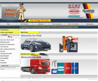 MR-Motoroel.de(Motorenöle) Screenshot