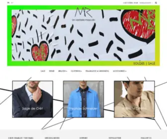 MR-Paris.com(Un vestiaire masculin) Screenshot