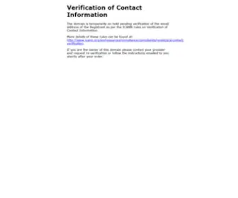 MR-Sax.com(Verification of Contact Information) Screenshot