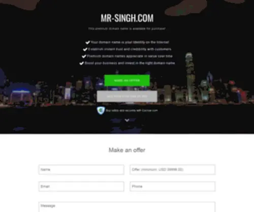 MR-Singh.com(MR Singh) Screenshot