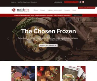 MR-Specialty.com(Superior Portioned Meats) Screenshot