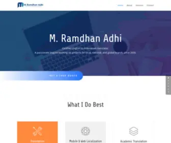 Mradhi.com(Ramdhan Adhi) Screenshot