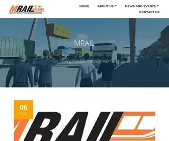 Mrail.com.ph(Linking The Nation Through Rail) Screenshot