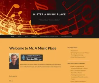 MramusicPlace.net(Mister a music place) Screenshot