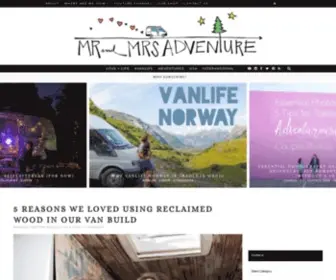 Mrandmrsadventure.com(Mr & Mrs Adventure) Screenshot
