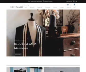 Mrataylor.com(Bespoke Suits) Screenshot