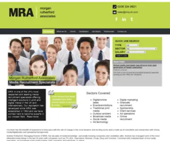 Mra.uk.com(Morgan Rutherford Associates) Screenshot