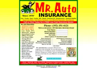 Mrautoinc.com(Florida's #1 Low Cost Auto Insurance Provider since 1978) Screenshot