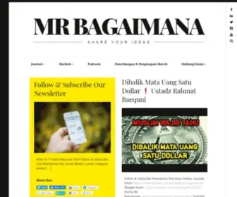 Mrbagaimana.com(Mr Bagaimana) Screenshot