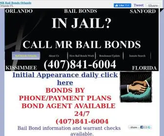 Mrbailbondsorlando.com(MR BAIL BONDS ORLANDO) Screenshot