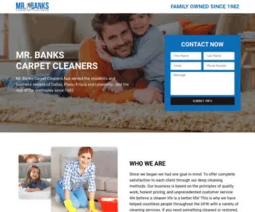 Mrbankscarpetcleaners.com(CARPET CLEANERS) Screenshot