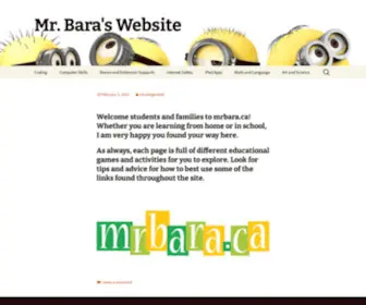 Mrbara.ca(Bara's Website) Screenshot