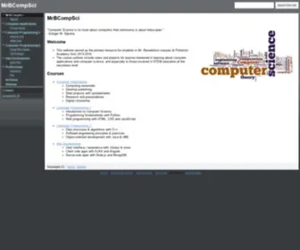 MRbcompsci.com(MrBCompSci) Screenshot