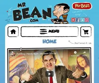 Mrbean.com(Mr Bean Official Website) Screenshot