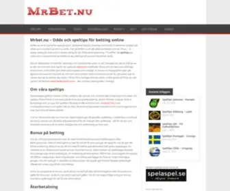 Mrbet.nu(Speltips) Screenshot