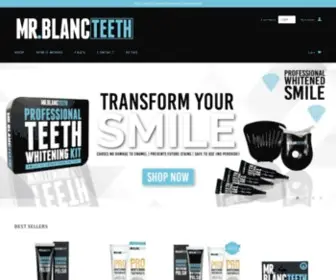 MRblancteeth.com(Mr Blanc Teeth) Screenshot