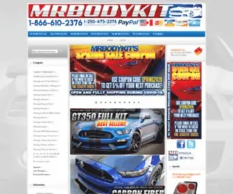 Mrbodykit.com(The Most Diverse Mustang Bodykits and Mustang Aftermarket Parts on the Planet) Screenshot