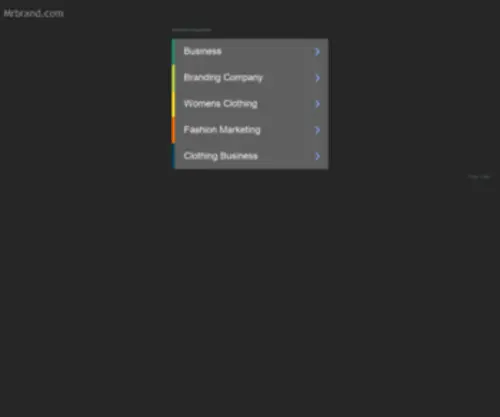 MRbrand.com(MRbrand) Screenshot