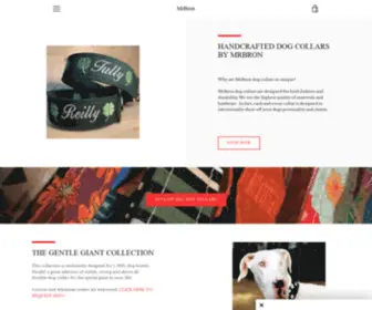 MRbron.com(MrBron-Handmade Dog Collars) Screenshot