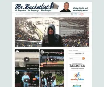 Mrbucketlist.com(Mrbucketlist) Screenshot