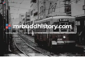 Mrbuddhistory.com(History website and resources for students and teachers) Screenshot