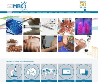 MRC.ac.za(South African Medical Research Council) Screenshot