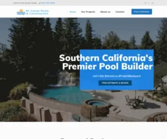 Mrcarlos.com(Mr Carlos Pools & Construction) Screenshot