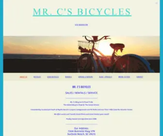 MRcbicycles.com(Mr. C's Bicycles) Screenshot