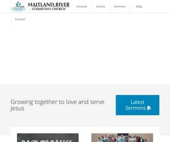 MRCC.ca(Maitland River Community Church) Screenshot