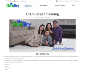 MRchemdry.com(Utah Carpet Cleaning Services) Screenshot