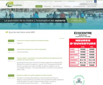 MRcjoliette.qc.ca(MRC de Joliette) Screenshot