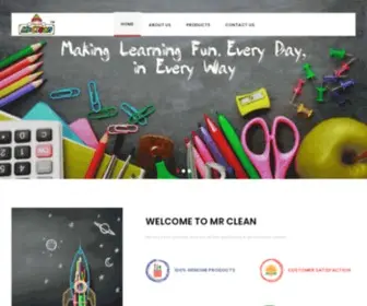 MRcleanindia.com(Mr Clean) Screenshot