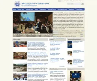 MRcmekong.org(The Mekong River Commission (MRC)) Screenshot