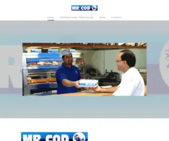 Mrcod.com(MR COD fast food restaurant franchise group) Screenshot