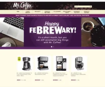Mrcoffee.com(Shop Coffee Makers) Screenshot