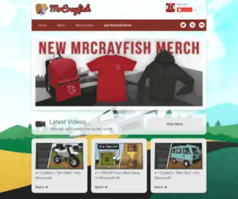 MRcrayfish.com(MrCrayfish / Home) Screenshot