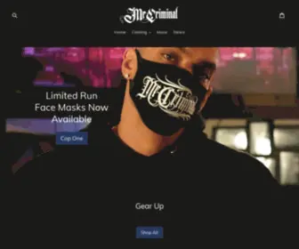 MRcriminal.com(Blue Line Apparel) Screenshot