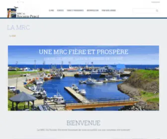 MRcrocherperce.qc.ca(La MRC) Screenshot