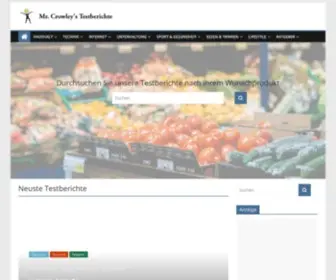 MRcrowley.de(100% unabhängige Testberichte ✔ Erfahrungsberichte ✔ und Produkttest ✔. Mr. Crowley) Screenshot