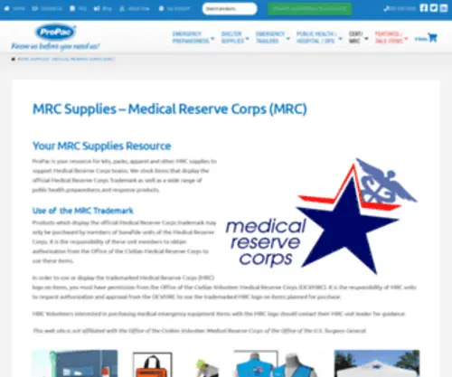 MRcsupply.com(MRC Supplies) Screenshot