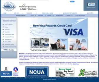 Mrcu.com(Midwest Regional Credit Union) Screenshot