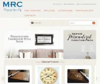 MRcwoodproducts.com(Personalized Wood Gifts) Screenshot