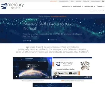 MRCY.com(Mercury Systems :: Innovation That Matters™) Screenshot