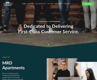 Mrdapartments.com(MRD Apartments) Screenshot