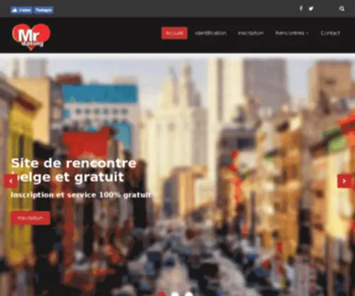 Mrdating.be(Site de rencontres belge totalement gratuit jusqu'en septembre 2015) Screenshot